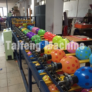 Advertising balloon printing press